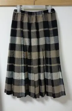 チェック柄 ロングスカート