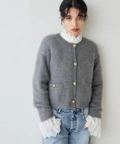 カシミヤ カーディガン