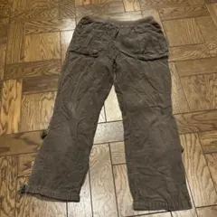 ブラウン コーデュロイ パンツ