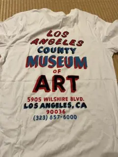 LACMA Hand Painted Sign T-shirt Size L