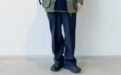 BEAMS ビームス百名品　アクション スラックス　ブラック　黒　サイズL