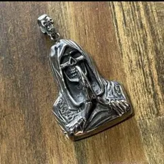 ネックレス ペンダント スカル ドクロ 骸骨 祈り パンク ロック ヒップホップ