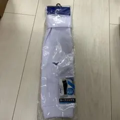 Mizuno カーフソックス Fサイズ ホワイト×サーフブルー