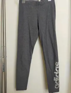 adidas グレー レギンス　ヨガ　トレーニング