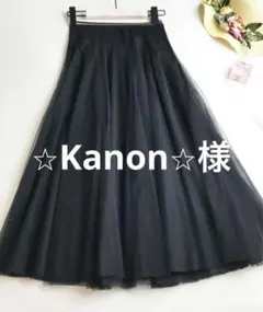 ⭐︎新品未使用⭐︎skywardチュール フレアロングスカート 黒