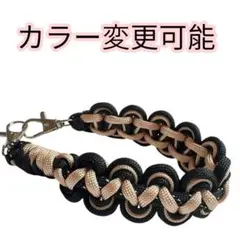 カラー変更可能　パラコード　スマホストラップ　ハンドストラップ　バッグチャーム