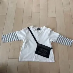 COMME CA ISM 長袖カットソー ボーダー