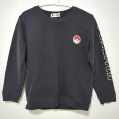 ポケモン 長袖トレーナー 黒 130　グレンナマとソウルブレイド