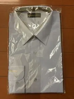 【新品】Men's Selection 長袖シャツ 39-82 ライトブルー