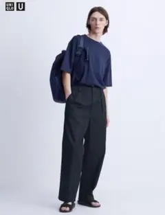 タックワイドパンツ uniqlo u