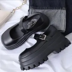 LOVEHUNTER メリージェーン パンプス ローファー 厚底