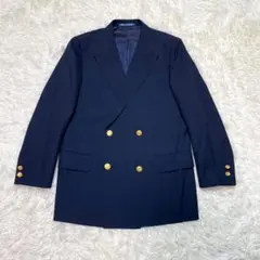 美品 Mac Beth 紺ブレ 金ボタン ダブルブレスト テーラードジャケット