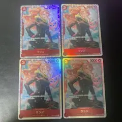 ワンピースカード サンジ SR 4枚　ナミ
