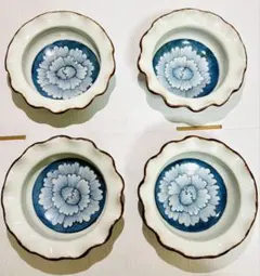 未使用！有田焼 佐藤走波 染錦 中鉢 12.5㎝ 五客セット - メルカリ