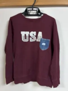 バーガンディ スウェット