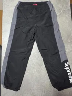 【中古】Supreme（19AW）Side Logo Track pant 黒 楽天市場】Supreme シュプリーム パンツ サイズ:M サイドロゴ
