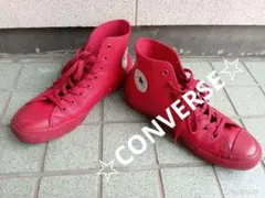 ☆CONVERSE☆レザー☆赤☆28.0cm☆