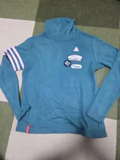 ルコック　ターコイズ タートルネック セーター