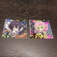 鬼滅の刃　ウエハース　9弾 SRカード　伊黒小芭内　甘露寺蜜璃　おばみつ　セット ⭐︎鬼滅の刃ウエハースカード9弾 伊黒小芭内SR箔押し - メルカリ