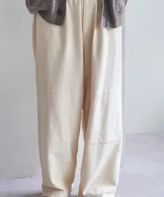 Phlannèl Cotton Yak Sweat Pants Ivory 2