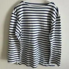 無印良品　ボートネック長袖Tシャツ