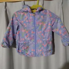 花柄フード付きパーカー