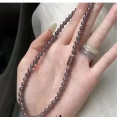 紫色 2重巻き ブレスレット