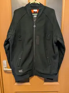 Stussy ステューシー MA-1 Wジップ ジャケット 刺繍ロゴ サイズL Stussy ステューシー MA-1 Wジップ ジャケット 刺繍ロゴ サイズL