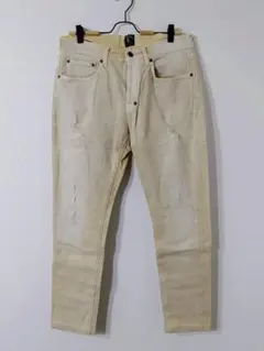 PRPS ピーアールピーエス ダメージ 加工 ヴィンテージ デニム パンツ