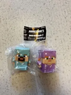 ガチャガチャ　マインクラフトライトマスコット3