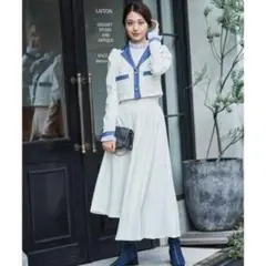 【藤江萌×REDYAZEL】ショートジャケット＆プリーツロングスカート