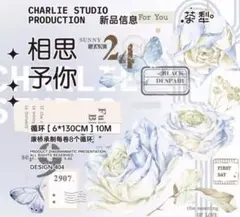 高級海外マスキングテープ　切り売り1032