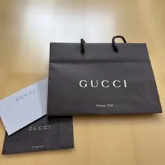 GUCCI ショップ袋とカードセット
