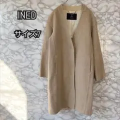 INED レディースコート　サイズ7 ウール
