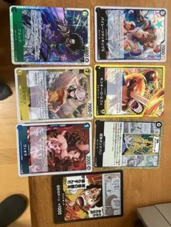 Op 15 set 7 枚 ワンピース トレーディングカードセット