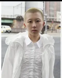 ZARA ギャザー入りポプリンシャツ