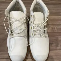 あはん様専用、ホワイトレザー ハイカットブーツ