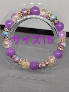 の*ん様 No55　天然石ブレスレット　数珠　パワーストーン