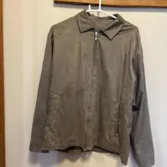 グレー ジップアップジャケット YKK製
