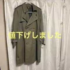 ダブルブレスト トレンチコート オリーブ 90A-4