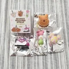 ディズニーキャラクター シークレットストラップ 和菓子 4種セット セミコン