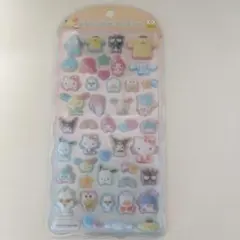 コットンパフィーシール　クラックス　サンリオキャラクターズ