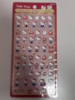 サンリオミニボンボンドロップシール　キティ赤　正規品