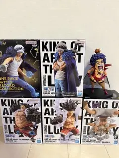 フィギュア6体セット ワンピース　ロー　ルフィ　イワンコフ