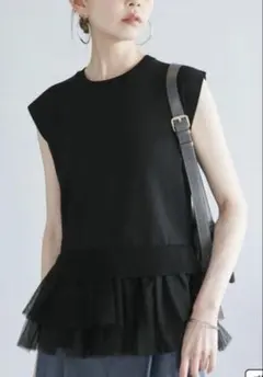 ROPÉ PICNIC チュールドッキングプルオーバー