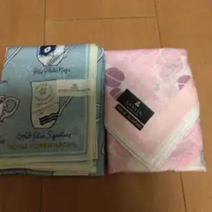 Royal Copenhagen & LANVIN ハンカチセット