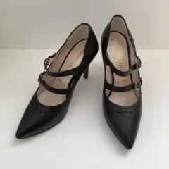 BRUNOMAGLI：ブルーノマリ 黒 パンプス