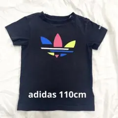 adidas カラフルロゴ Tシャツ 110cm