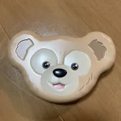 ダッフィー クマ型小物入れ　空き缶