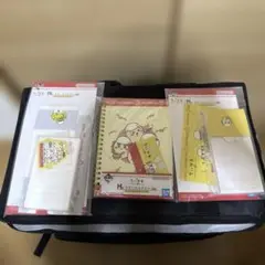 ちいかわ　一番くじ　みんなでラーメン　H賞　ステーショナリー3点セット